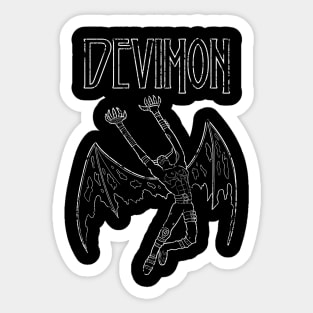 Led Devimon Sticker